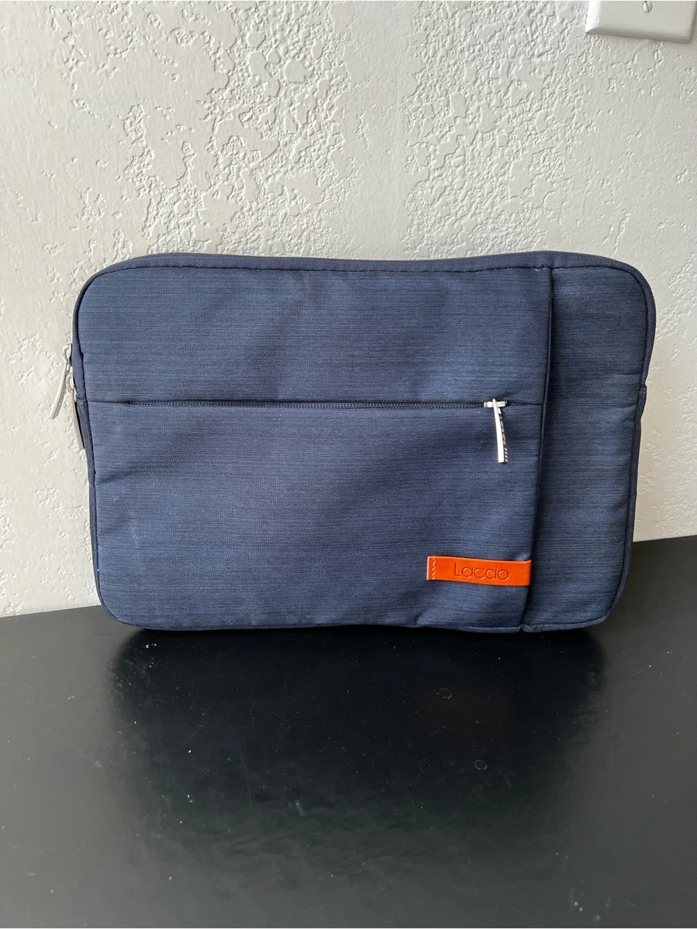 Lacdo 13 Inch 360° Protective Laptop Sleeve Case – Navy Blue